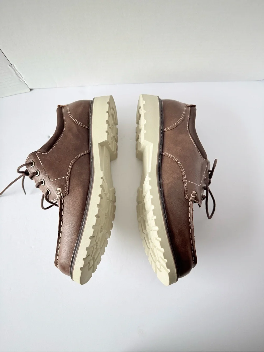 Eddie Bauer Stridertan Shoes Lace Up Casual  Mens 12 M Color Tan 120713 1NWT